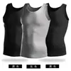 Chaleco de Algodón Puro para Hombre Estilo Nuevo con Canalé Fino Elástico en Negro y Blanco, Adecuado para Jóvenes Adultos, Deportes, Espalda de Nadador, Hombro Estrecho, Venta al por Mayor