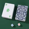 Con Cartas de Playing Cards DiceMahjong para el Hogar y Viajes, Empaque Sencillo, Impermeables y Engrosadas