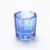 Venta al por mayor del fabricante Herramientas para Arte de Uñas Copa Octagonal Copa de Cristal Pluma de Vidrio Copa de Limpieza Contenedor Octagonal Pequeño para Líquido de Cristal Copa