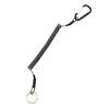 Mosquetón Cable de Acero Equipo de Pesca Cuerda Antiperdida Llave Lanyard Antiperdida Retráctil Aliexpress Venta Caliente Portátil
