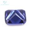 Venta al por mayor de fábrica 5A Cuadrado Tan Sang Azul Circonita Artificial Base Puntiaguda Cuadrado Biselado Coche Tan Sang Lan Circonita