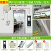ZKTeco Sistema de Control de Acceso y Asistencia de Huellas Dactilares basado en Entropía nface260 Cerradura para Puerta de Vidrio Todo en Uno Contraseña Rostro Set