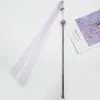 Juguete Interactivo para Gatos con Palo y Serpentina de Hada, Alivia el Aburrimiento, con Sonido de Cascabel, Resistente a Arañazos y Mordeduras, Gadget para Molestar Gatos, Suministros para Mascotas