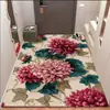 Venta al por mayor transfronteriza de alfombras modernas y minimalistas para sala de estar, alfombras de área grande para sofás y mesas de centro, alfombras de terciopelo de cristal resistentes a las manchas y fáciles de limpiar
