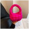2023 nuevo bolso nube plisado transfronterizo bolso de personalidad popular de este año para mujer invierno nicho chaqueta acolchada de algodón bolso de mano marea de mujer
