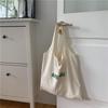Bolso Nuevo para Mujer 2022 Gran Capacidad Hombro Estampado de Letras Bolso de Mujer Estilo Fresco Bolsa de Compras Todo Combinable Bolso de Tela Moderno para Mujer