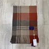 Bufanda de Lana a Cuadros de Color Sólido para Mujer Otoño e Invierno Doble Cara con Borlas Bufanda de Gama Alta Mezcla de Lana Coreana Bufanda Transfronteriza