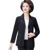 Abrigo de primavera de madre de mediana edad, abrigo corto, chaqueta de moda de traje pequeño de primavera y otoño para mujer de 40 y 50 años