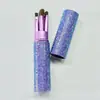 Novo conjunto completo de pincéis de maquiagem criativos de diamante 5 conjuntos de pincéis super macios para pó solto sombra de olho ferramentas de beleza atacado
