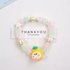 Pulsera de cerámica Jingdezhen pulsera linda de dibujos animados joyería de verano puesto de cuerdas para estudiantes fabricantes de joyería suministro al por mayor