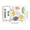 Shangyi SP64036 Desenhos animados Universo Planeta Adesivos de parede Autoadesivo Quarto Infantil Quarto DIY Adesivo decorativo removível