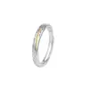 Anillo de Pareja S999 Plata Pura Efecto Tyndall Diseño de Nicho Estilo Ins Anillo Texturizado Plegado Aniversario