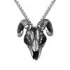 Colar masculino de aço inoxidável com pingente de unicórnio de Pégaso, moda europeia e americana, pingente de camiseta com corrente de lã da mitologia grega para mulheres