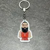 Nba Kobe Curry James Owen estrella del baloncesto caricatura Llavero Coche colgante de mochila escolar joyería para estudiante