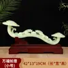 Artesanato Wanfu Ruyi Enfeites Ruyi de Jade Branco Afegão Acessórios para Sala de Estar em Casa Enfeites Ruyi Grandes