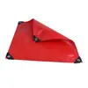 Lona Roja Impermeable y a Prueba de Lluvia Tela de Polietileno Engrosada Resistente al Desgaste y al Desgarro Tela Parasol Cubierta para Camión Exterior Lona para Carga Venta al por Mayor
