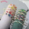 Pulsera de Serie de Flores Secas al por Mayor Vidrio Espécimen de Flor Real Gipsófila Flor de Durazno Árbol de la Fortuna Mariposa Pulsera Escénica Joyería