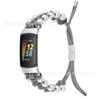 Aplicável ao fitbit charge6/5 pulseira inteligente charge2/3/4 tecido pérola guarda-chuva corda pulseira de relógio