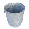 Bolsa Xiangshuo Folha Cinza Prateada, Saco de Jardim Impermeável de PP de Grande Capacidade Espessado, Saco para Coleta de Folhas e Resíduos de Jardim