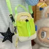 Nova bolsa de celular casual e descontraída estilo coreano com padrão de estrelas, bolsa transversal de nicho fashion, bolsa para o dia a dia