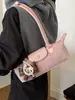Bolso tipo baguette de lujo estilo francés, bolso tipo dumpling moderno y a la moda, versátil para el uso diario, bolso de hombro y para debajo del brazo de moda