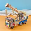 Uma Variedade de Séries de Modelos de Carros de Madeira, Escavadeiras de Madeira, Veículos de Engenharia de Transporte, Carros de Madeira, Artesanato Turístico, Atacado