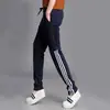 Lote direto da fábrica de calças casuais para todas as estações cintura com três listras calças esportivas Leggings justas curinga feminino uma geração de cabelo