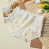 Oferta Especial~~ Braguitas Waffle Antibacterianas de Ácido Hialurónico Estilo Japonés Frescas y Lindas para Niñas, Dulces y Adorables de Cintura Media al por Mayor