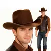 Chapéu de Cowboy Ocidental Cosplay de Natal Acessórios para Fantasia de Festa de Feriado Chapéu Cos Mexicano