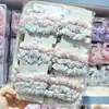 3 Piezas por Paquete, Cintas para el Cabello de Tela de Lunares de Color Macarrón, Simples y Versátiles, Pequeñas Diademas Dulces para Niña