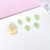 Tiktok en vivo mayoreo nuevo lámina de oro artificial hojas finas brillantes resina hecho a mano diy joyería para uñas accesorios de flores