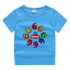 Ropa infantil nueva de 2023, camiseta de manga corta de verano para niños, camisa de algodón para niños y niñas, camiseta de media manga para bebés, top para niños