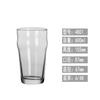 Vaso de pinta de boca ancha estilo americano, 16 oz, vaso de cerveza, vaso simple para bebidas.