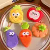 Llavero de Peluche Creativo con Temática de Comida Colgante de Frutas y Verduras Muñeco de Peluche de Comida Accesorio para Mochila