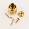 Narguilé Premium Dinghao de Abóbora, Filtro de Uso Duplo, Narguilé de Latão, Narguilé de Metal de Quatro Usos para Homens