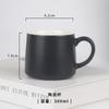Taza con logo impreso taza de café de oficina taza de agua de cerámica de gran capacidad color caramelo para el hogar color macarrón simple