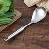 Colador de mango alargado nuevo de fábrica, juego de utensilios de cocina domésticos de acero inoxidable, pulido para hotel, juego completo de utensilios de cocina