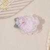 Grampo de Cabelo Japonês Tridimensional de Flor Artificial Fresca Transfronteiriço Estilo Simples Pérola Princesa Strass Acessório de Cabelo de Uma Palavra para Bebê