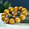 Pulsera de Sándalo Dorado Natural 20 Cuentas de Buda para Hombre Rosario de Moda Pulsera para Mujer 108 Colección Wenwan Fabricante Venta al por Mayor