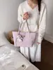 Bolsa Tote de Gran Capacidad para Mujer, Bolso de Viaje Moderno y Sencillo, Nuevo Modelo 2026, Bolso de Mano y Bolso de Hombro de Aspecto Elegante para Niñas