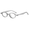 Gafas de sol ovaladas pequeñas de estilo japonés retro europeo y americano para mujer, gafas de moda estilo callejero, gafas de hip-hop para hombre