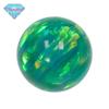 Huagang gema esférica OPALA imitação de pedra OPALA pedra bruta sintética artificial contas redondas OPALA verde OP11