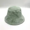 Otoño e Invierno Nuevo Sombrero de Pescador de Felpa Tie-Dye Invierno Moda Coreana Versátil Cálido Sombrero Cubeta Sombrero de Felpa de Piel de Conejo de Color Puro