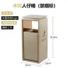 Cubos de Basura Clasificados de Acero Inoxidable para Exteriores al por Mayor para Centros Comerciales y Hoteles, Cubos de Basura de Gran Capacidad con Ceniceros para Saneamiento Exterior