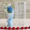 Ramillete Pequeño Tejido a Mano de Lana, Flor Artificial Rosa Tejida Terminada, Regalo para Mejor Amiga, Flor Inmortal Crochetada