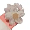 Diadema de Malla Estilo Coreano Goma para el Cabello para Mujer con Floral Elegante, Cuerda para el Cabello Elástica, Anillo Intestino de Organza, Accesorio para Cola de Caballo
