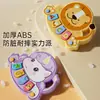 Quebra-cabeça ciência e educação desenho animado caixa de música brinquedo comércio exterior transfronteiriço música piano mãe e filho acalmar bebê leão caixa de música
