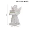 Pequeño Ángel Estilo Francés Escultura Retro Europea Decoración de Sala de Estar Dormitorio Adorno de Jardín Estatua de Cupido Gordito
