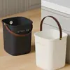 Lixeira espessa, balde portátil para arranjos de flores, cesta para banca de venda de flores, lixeira de escritório, balde de armazenamento simples para cozinha e quarto