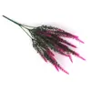 Buquê de Flores Artificiais Único, Flores de Plástico, Eucalipto Falso, Plantas Aquáticas, Flores Decorativas, Decorações de Cerca, Pequeno Buquê de Gipsofila